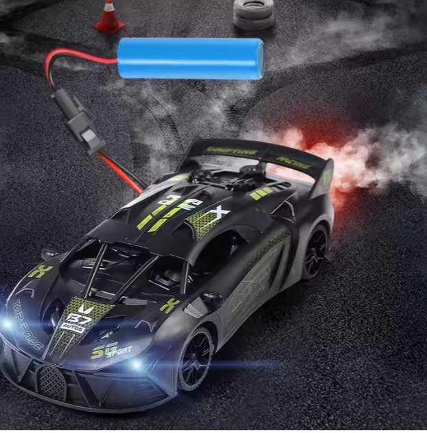 سيارة الأكشن والدريفت CRAZY CITY RACING مع تأثير النيترو