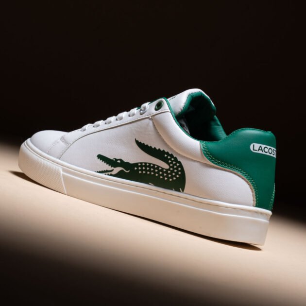 سنيكر Lacoste V21 - جلد مستورد فاخر مع ضمان لمدة عام