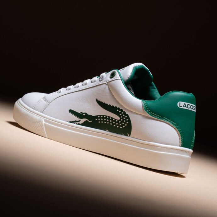 سنيكر Lacoste V21 - جلد مستورد فاخر مع ضمان لمدة عام