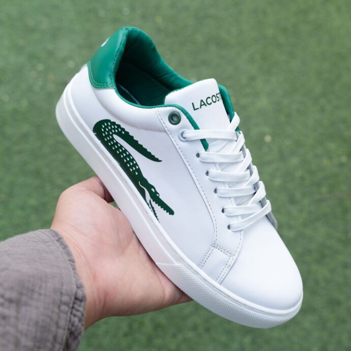 ⁦سنيكر Lacoste V21 - جلد مستورد فاخر مع ضمان لمدة عام⁩ - الصورة ⁦5⁩