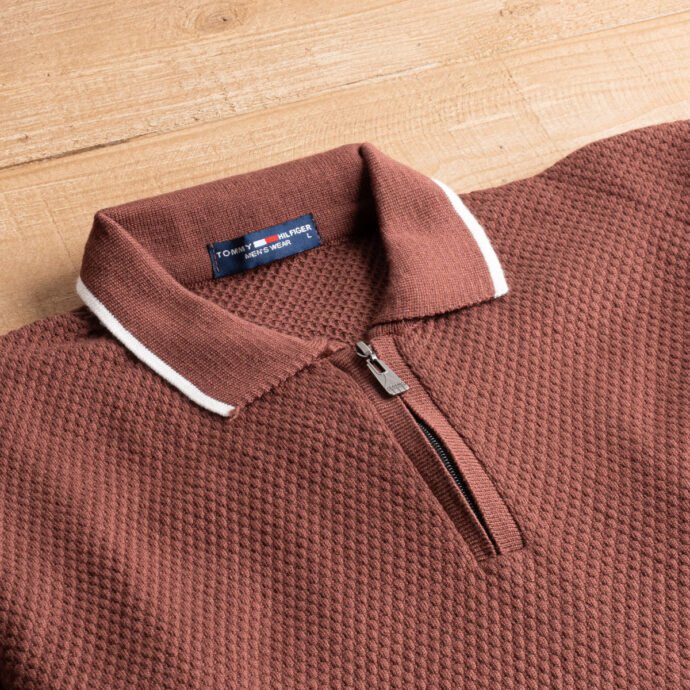 ⁦بولو تريكو رجالي بسوستة - The Zipper Knit Polo⁩ - الصورة ⁦5⁩