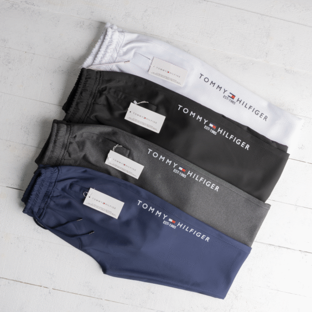 بنطلون Tommy الرياضي - خامة غطس مستوردة ومقاسات كبيرة
