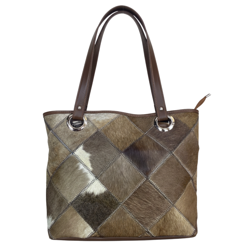 Genuine Cowhide Tote